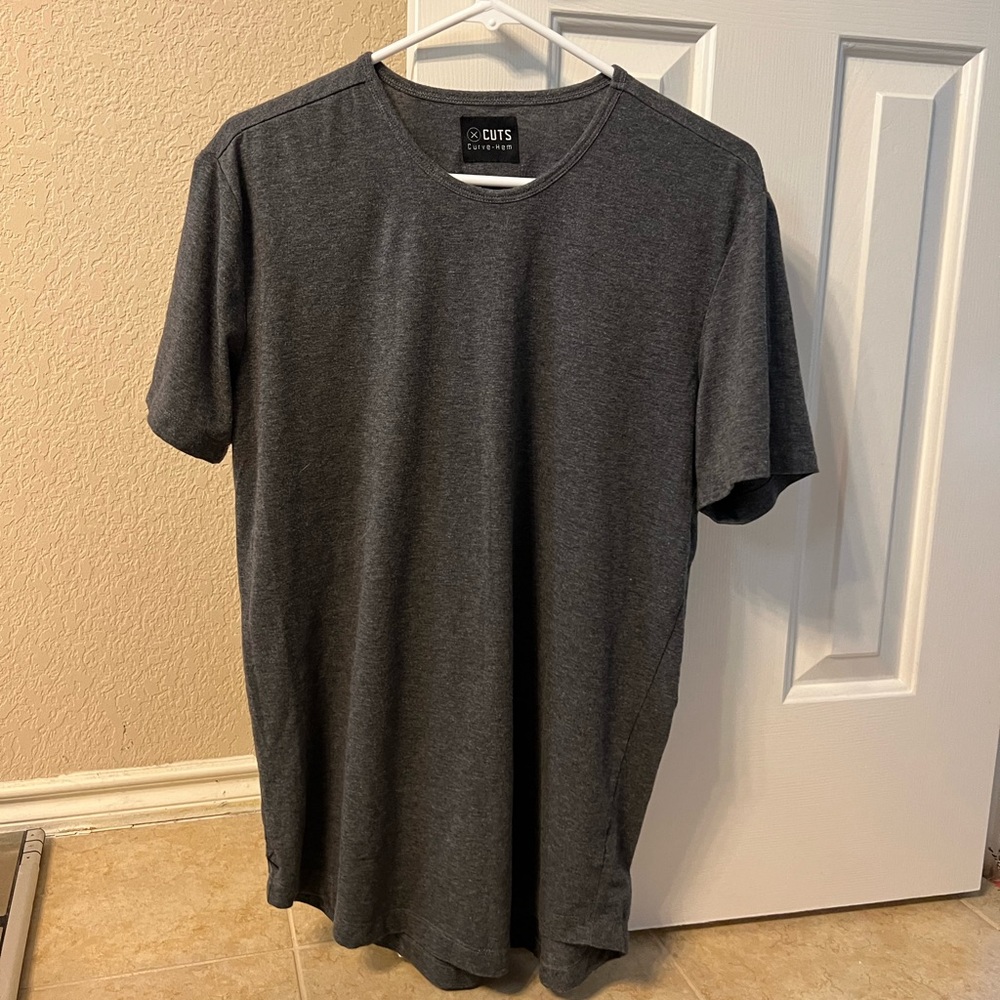 Cuts Curve Hem t shirt